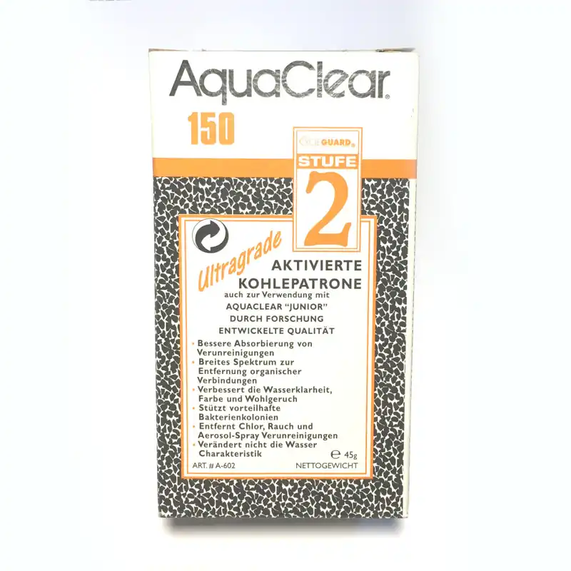 AquaClear 150 bzw. 30 Aktivkohle (45 g) -Schnäppchen- Direktkauf
